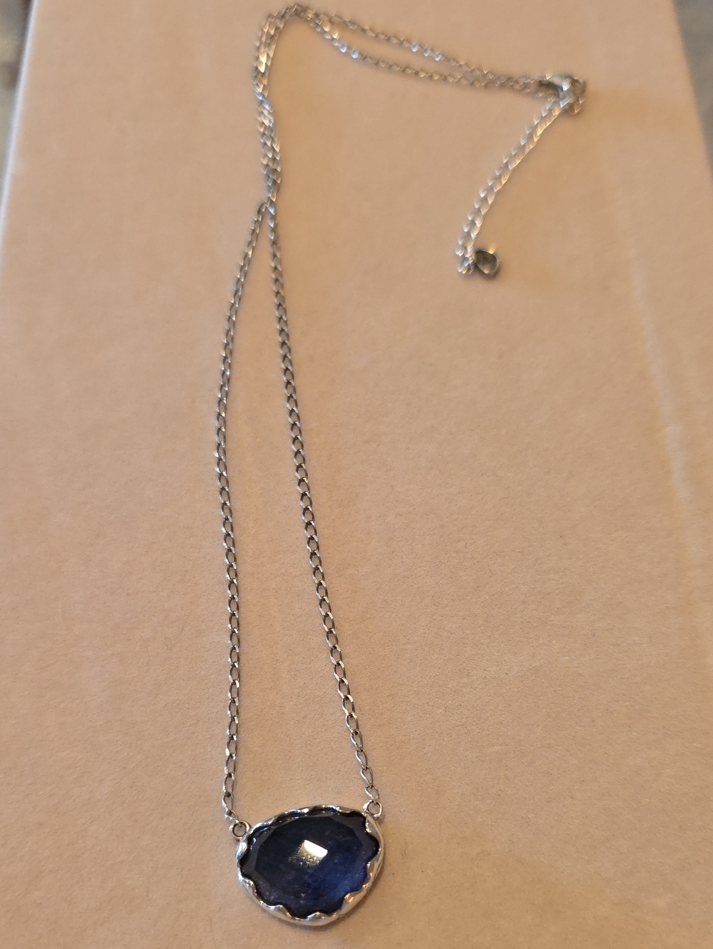 Silpada Sterling Silver Duchess Blue Lapis Pendant Necklace